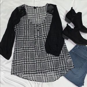 Maurices high low sheer top